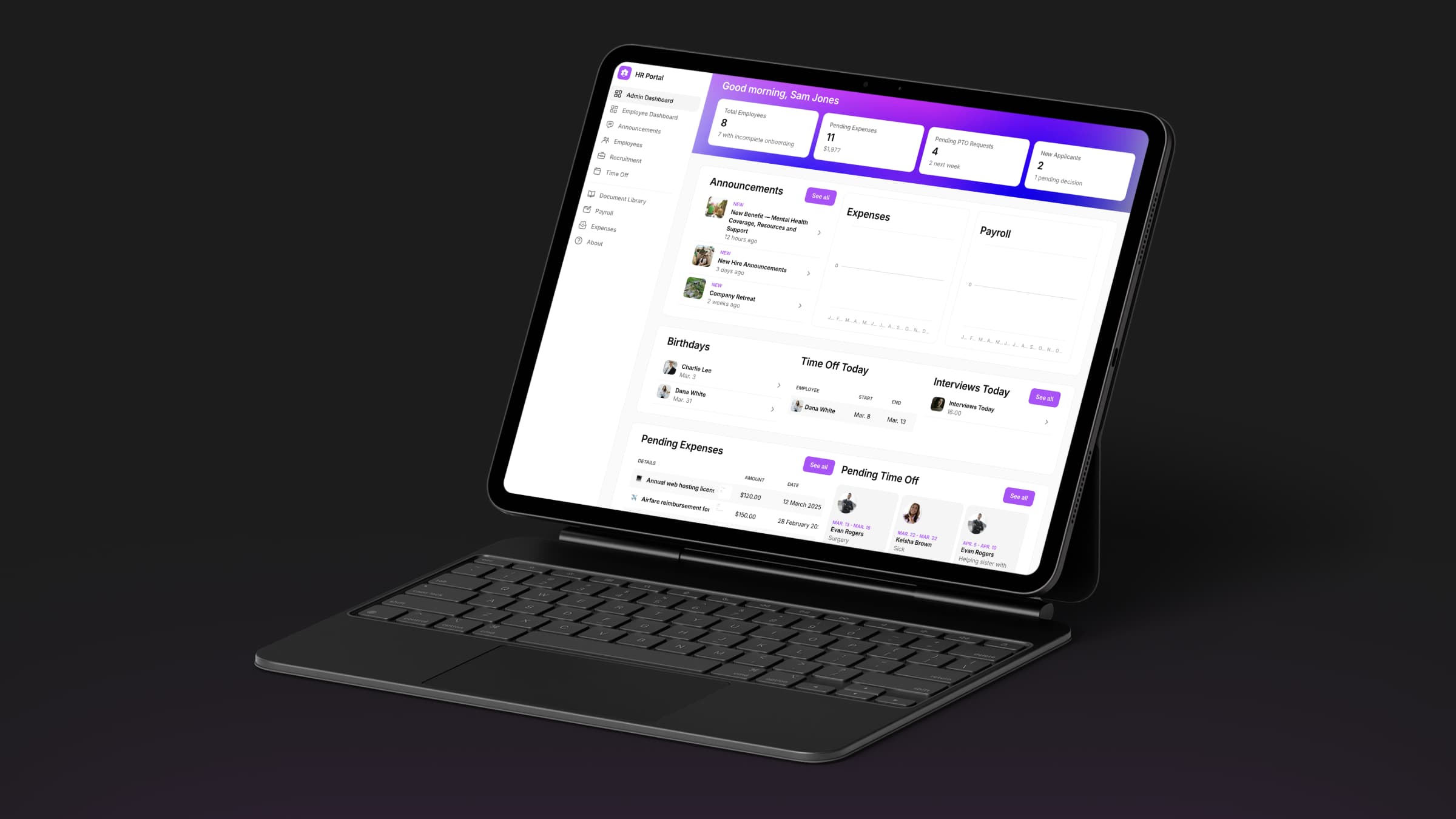 Human Resources Portal App