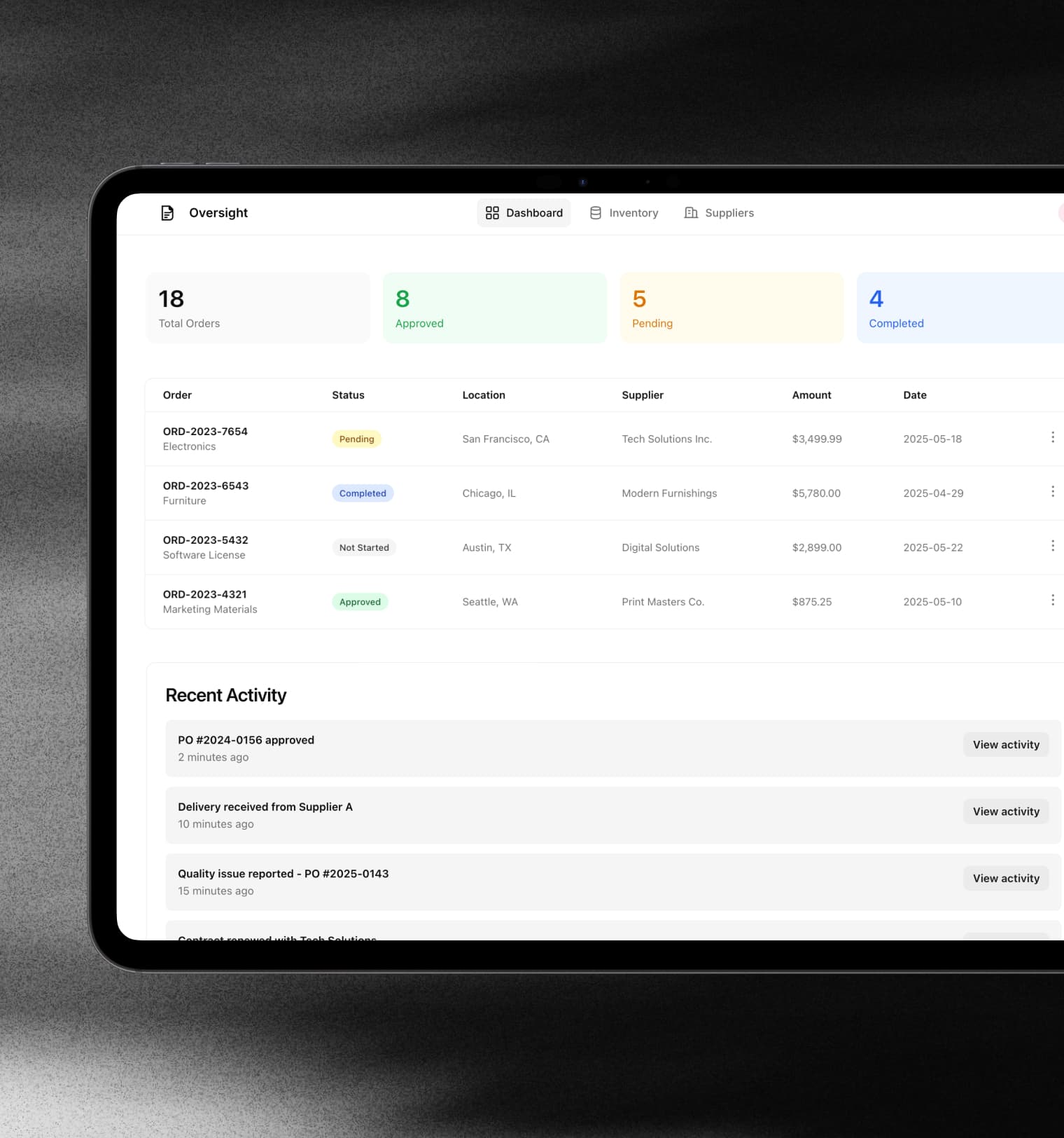 Build custom procurement software with AI