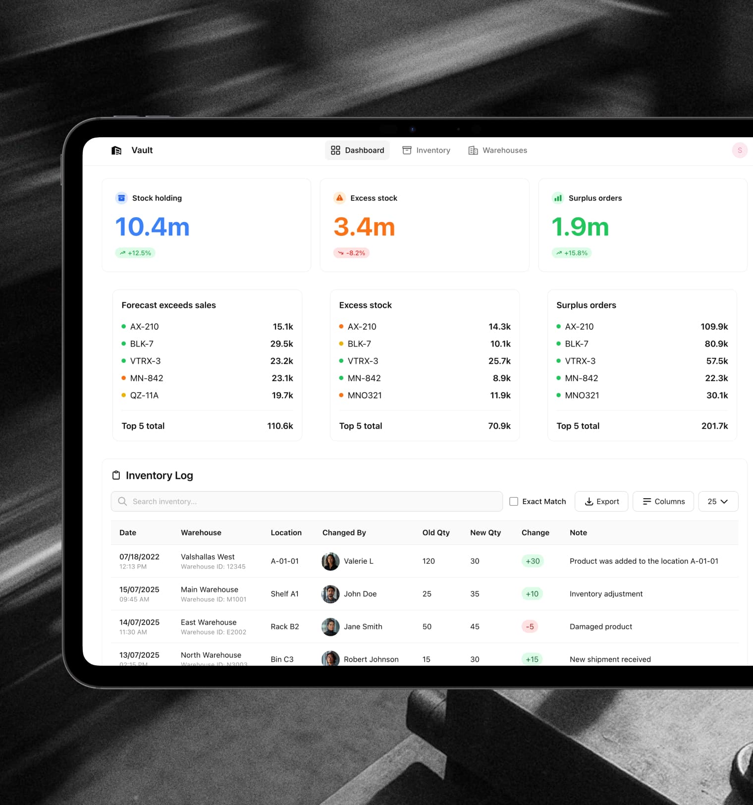Build custom warehouse management software with AI