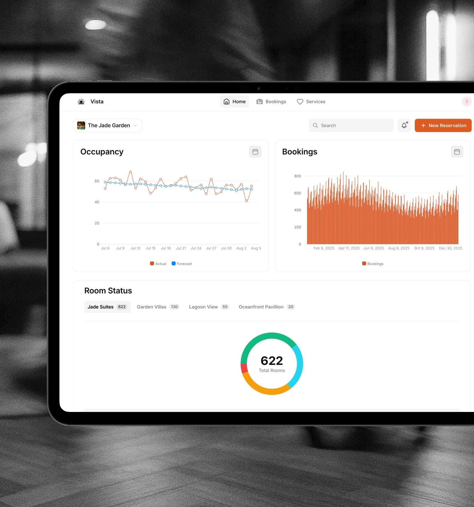Build custom hotel management software with AI