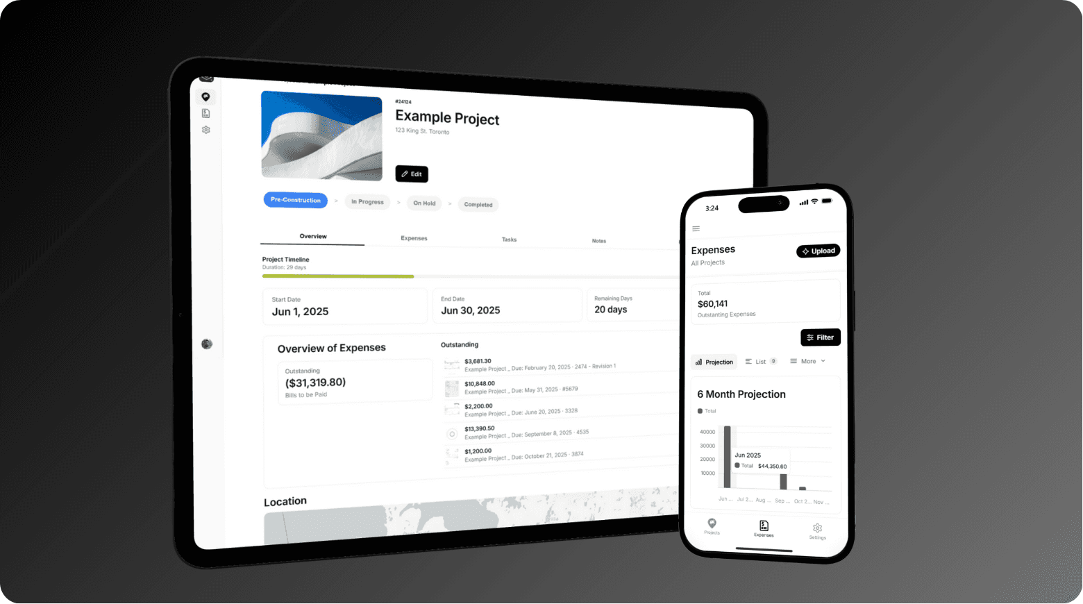 Construction AI Expense Agent App