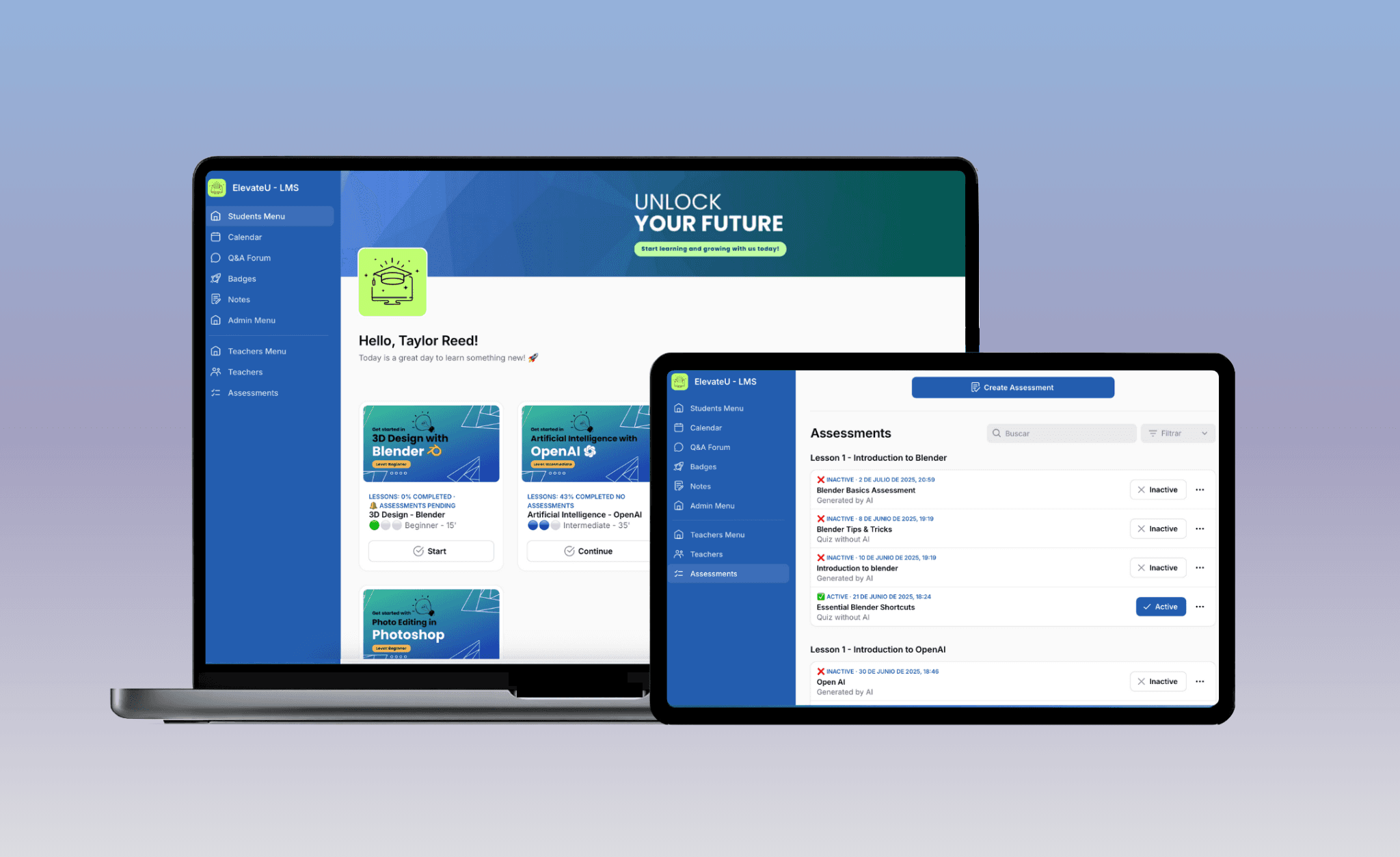 ElevateU LMS - Learning Management System App
